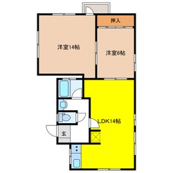 グレイス岐阜の物件間取画像